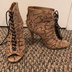 Snakeskin Heels